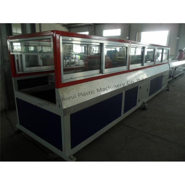 Twin Screw Design Plastic WPC PVC Profile Extrusion Line For Decking Floor Fence