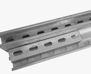China Hot Dip Galvanized Slotted Slotted Strut Channel / Galvanized U Channel For Building Construction factory