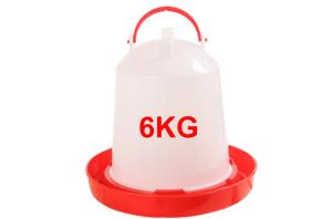 China 6KG Chicks Water Feeder 15L Plastic Poultry Feeder Drinker factory