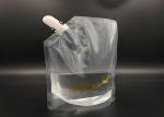 Biodegradable Liquid Stand Up Pouch Non - Leakage With Clear Window / Spout /
