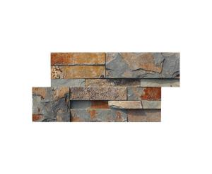 China Rust 15mm Slate Culture Stone Wall Cladding Non Antacid factory