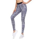 Elastic Band Womens Yoga Leggings Leopard Fitness Pants Custom made
