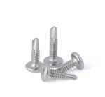 Stainless Steel Flat Head Hex Socket Drive Self Drilling Screws For Metal