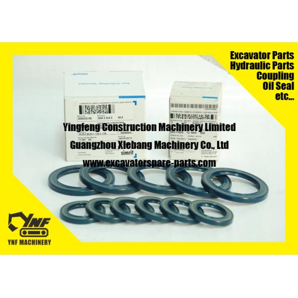 Yellow Excavator Seal Kits Hydraulic Cylinder Rod Seal JJCHK