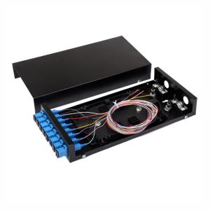 China Optical Fiber Patch Panel 8 12 Port Fiber Termination Box FTTH factory