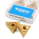 TNMG 160404 Carbide Lathe Insert CVD Yellow Coating For Steel