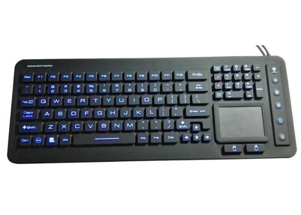 100 % Washable Silicone Multi Touch Keyboard , Industrial Capacitive Touch
