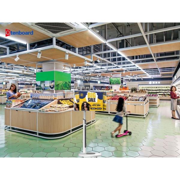 China Qtenboard Portable TV Tablet LED Backlight White for Checkout Line Entertainment factory