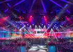Advertisement Cool Fashion P3.9 P4.8 RGB LED DJ Booth For Music Bar Club