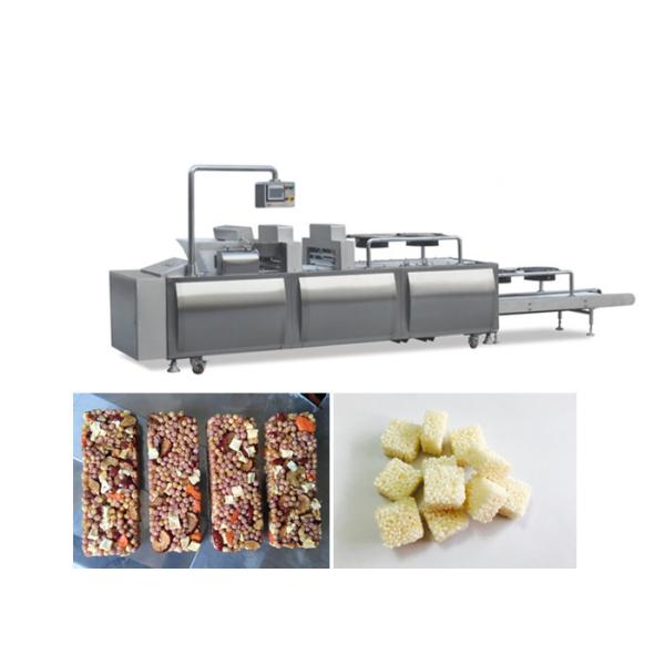 High Speed Low Noise Cereal Bar Forming Machine / Peanut Bar Molding Machine