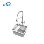 Single Bowl SUS304 Stainless Steel Kitchen Sinks Handmade House Kitchen Sinks