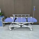 hydraulic stretcher Hsopital Equipment Medical Patient Trolley folding guardrail