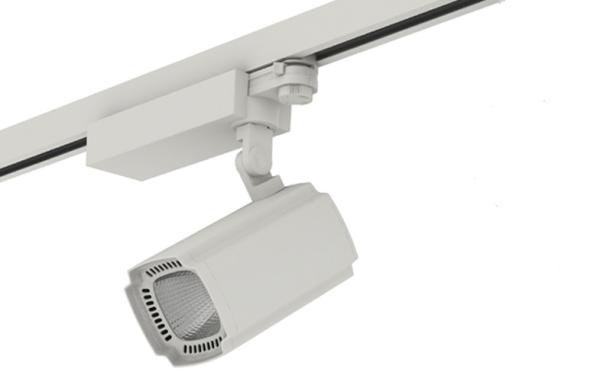 CRI 90 COB Led Track Lights 50 Watt 4 wire track EU Standard With 3 Years