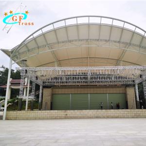 China Curved Arched 6061-T6 Aluminum Roof Truss System For Exhibition factory