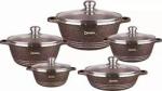 Cheap Cast 12 PCS Medical Stone Cooking Pot Set Dessini Non Stick Cookware Set