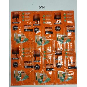 China Customization 5 Lines Four Side Seal Packaging Machine For Mosquito Coil Mat With Automatic Feeder factory