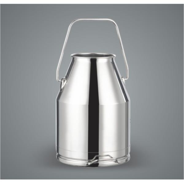 China Custom Dairy Stainless Steel Milking Machine Bucket With Long Handles factory