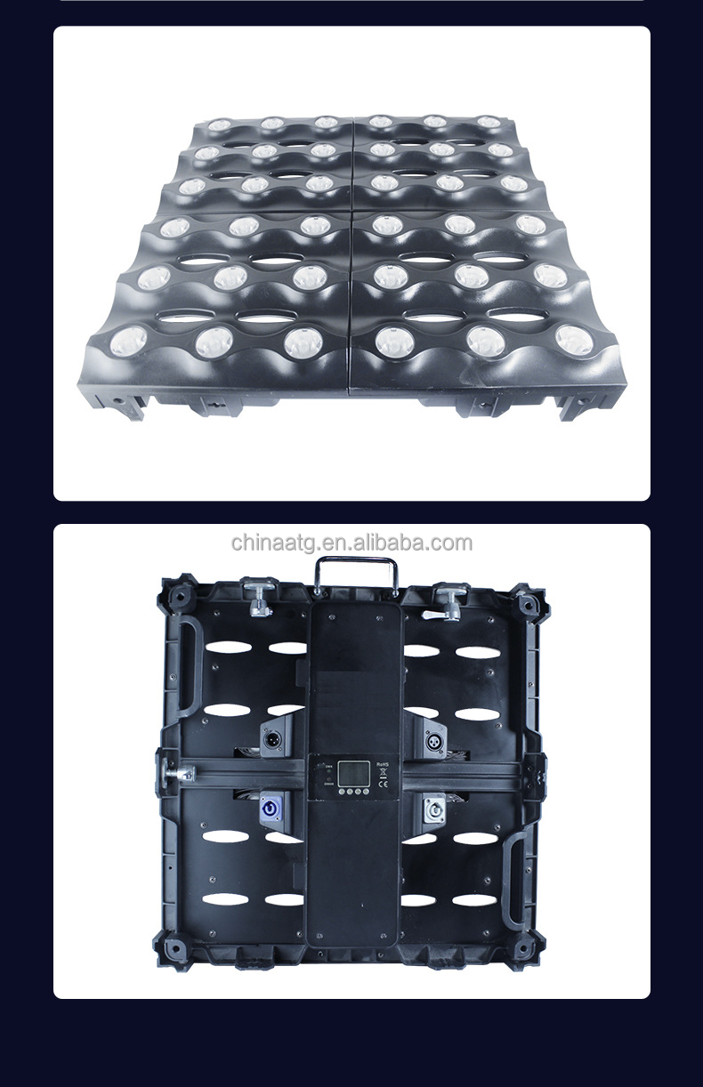 Digital Display Blinder Wash LED Matrix Light 80lm/w 6x6/36x3w For Wedding Hall