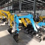 EPA Low Noise 1tonne Mini Excavator Digging 2490MM Digger Height