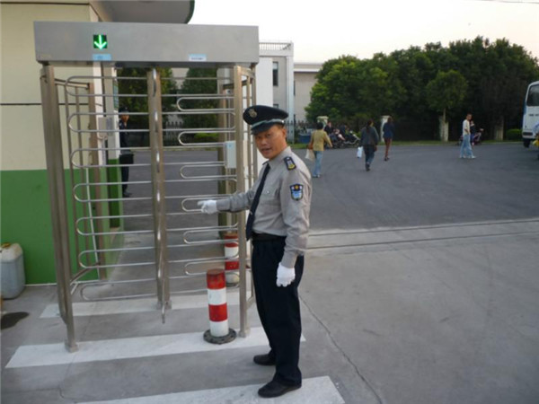 Outdoor Rainproof Full Height Barriers Automatic Turnstiles For Stadium / Buildings