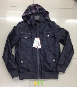 China 917 Men's pu fashion jacket coat stock factory