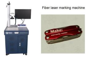 China Cable laser printing machine, 20W laser marking machine for plastic factory