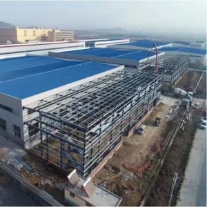 China Metal Prefab Prefabricated Steel Warehouse Structure Sheds Prefabricated Wide Span Steel Warehouse Building factory