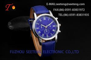 China WHOLESALE PU STRAP ALLOY CASE QUARTZ WATCHES CLASSICAL WATCH factory