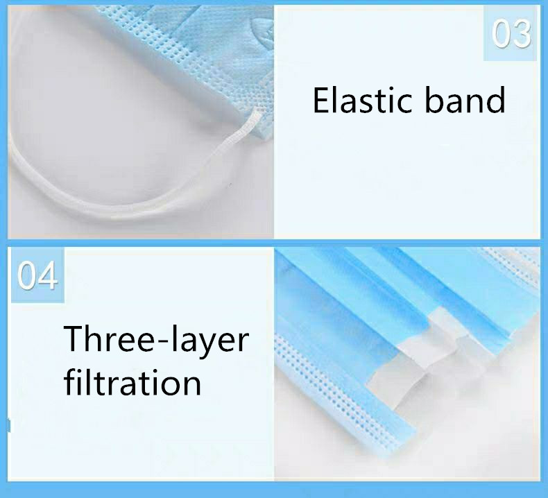 One Off Disposable Surgical Masks For Common Protective Purpose Instead Of Medical