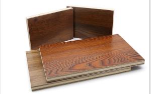 China Matt Surface Natural Wood Veneer 5mm Melamine Faced Plywood factory