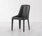 Elegant Bonaldo Lamina Fiberglass Dining Chair With Strong Steel Frame