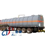 24V 7 ways electric system fuel tanker trailer for 20-60 cubic meter heating