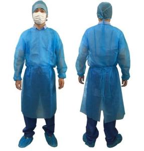 China Long Sleeves Disposable PPE Gowns Anti Virus Safety Protective Clothing factory