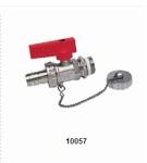 Brass Ball Valve With Drain , Boiler drain Ball Valve 10057 and 10058 in 16Bar