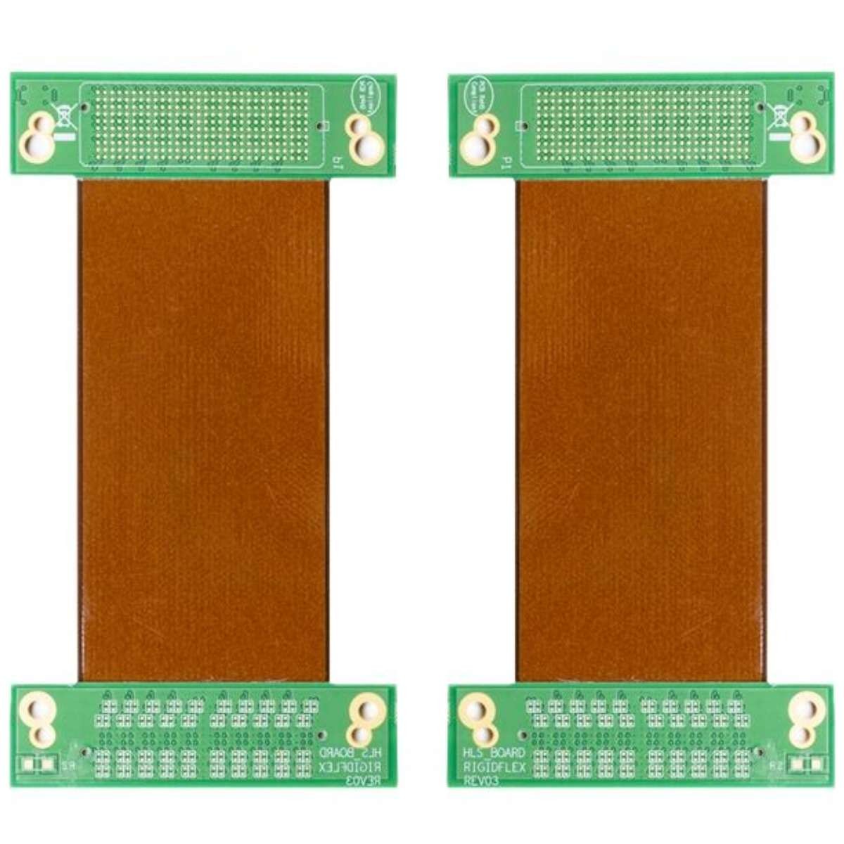 FR4 TG170 Rigid Flex PCB Fabrication Immersion Gold Green Color Solder Mask