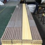 Interior Decorative Wall Boards Ceiling Panel PVC Coated Bamboo Fiber Art Louver