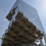 Outdoor Stainless Steel Garden Sculpture With Highly Mirror Polished Finish