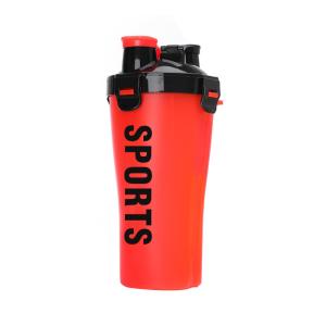 China Double Mouthed Tumbler Protein Custom Made Water Bottles red PP+PE factory