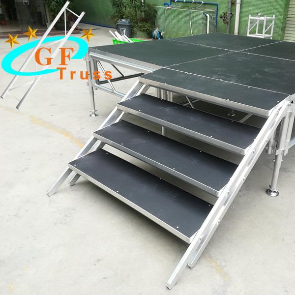 Aluminum Lighting Outdoor Performance Stage Truss And Lights Used