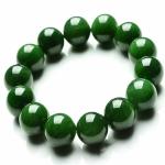 Premium Artisan Handcrafted Jade Necklace High Quality Woman Natural Dark Green