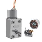 Micro Electric Dc Brushless Motor 300rpm 25w CCC With Worm Gear