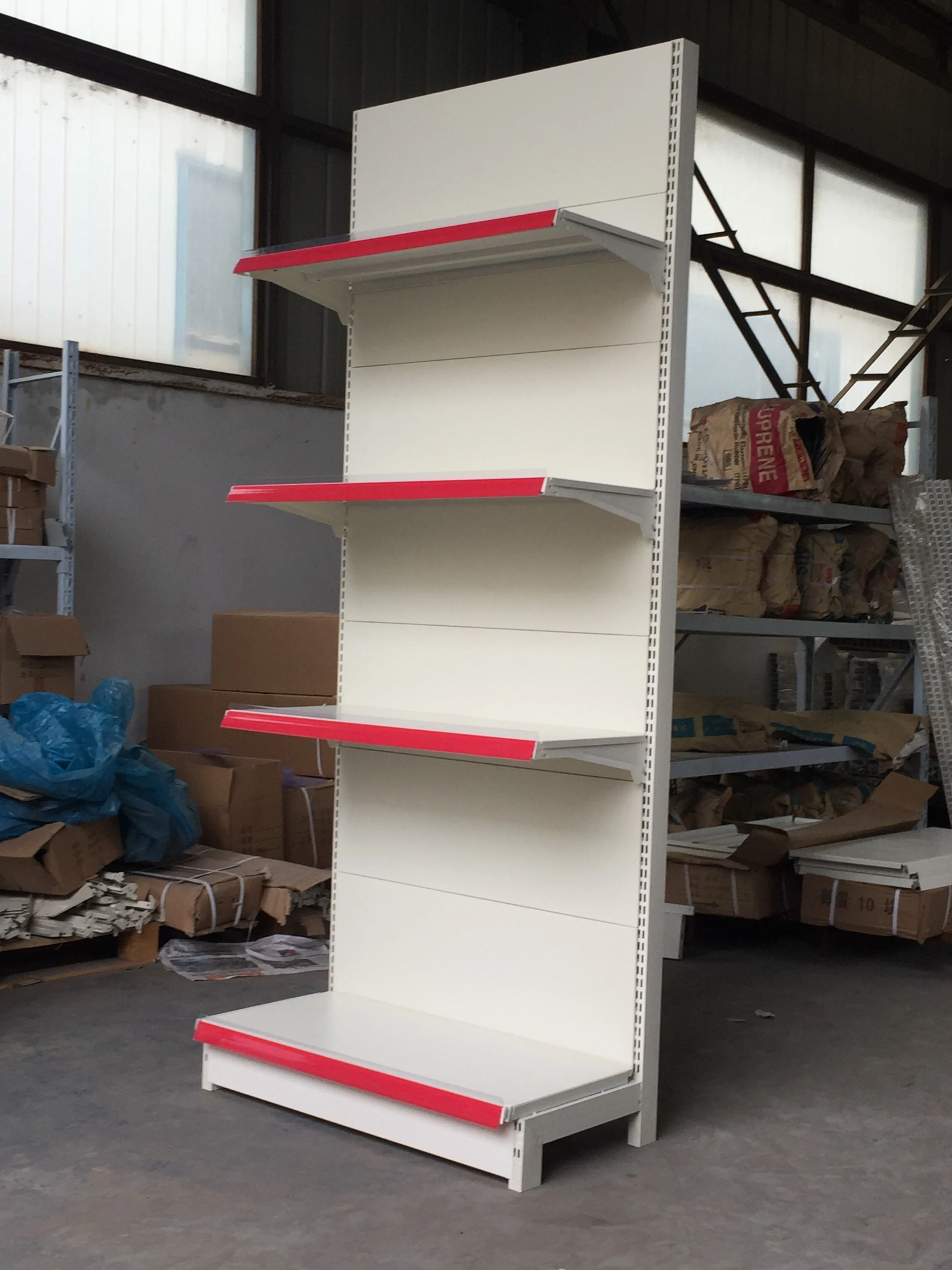 Factory Custom Color Size estante de exhibicin dible Gondola Shelves Display Racks