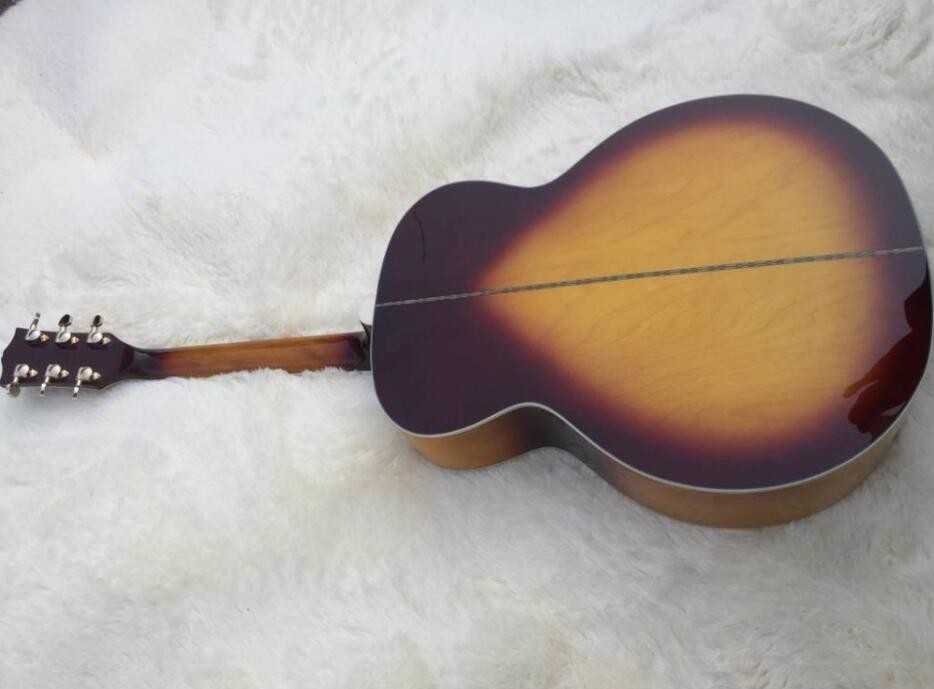 2018 tobacco sunburst GB200 acoustic guitar Tobacco GB G200 VS electric acoustic guitar Big Bridge Tobacco G200