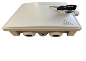 China Outdoor Fiber Optic Distribution Box, PC+ABS material and IP65 factory