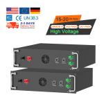 High Voltage 15kwh-750kwh Lithium Iron Battery Pack Lifepo4 51.2v 100Ah Rack