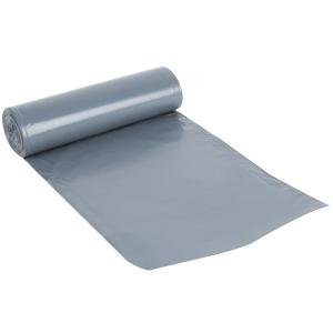 China Low Density Plastic Garbage Bags 33 Gallon 1.6 Mil HDPE Material Grey Color factory