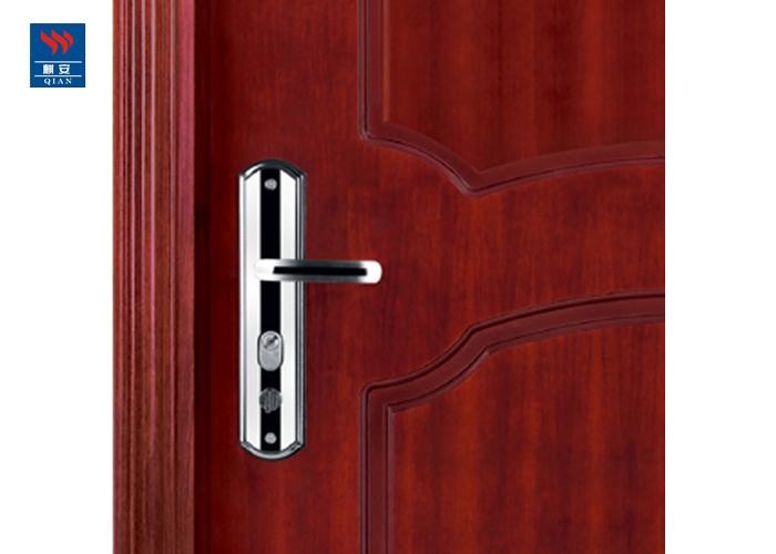 Latest Fire Rated Internal Kitchen 4 Panel Design Veneer Wood Door With Modelling