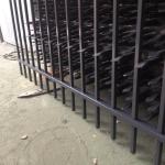 Customized Black Zinc Steel Metal Garrison Fence Panels Maintenance Free