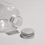 Customized Round Plastic PET Bottle PET Juice Bottles Aluminum Cap Tight Sealing