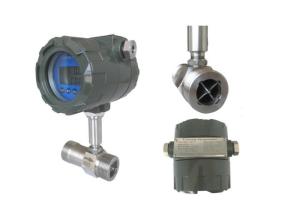 China LCD Display Industrial Flow Meter Battery Operated Hot Water Turbine Flow Metre on sale